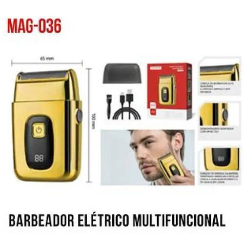 Barbeador Elétrico Multifuncional Tomate MAG-036