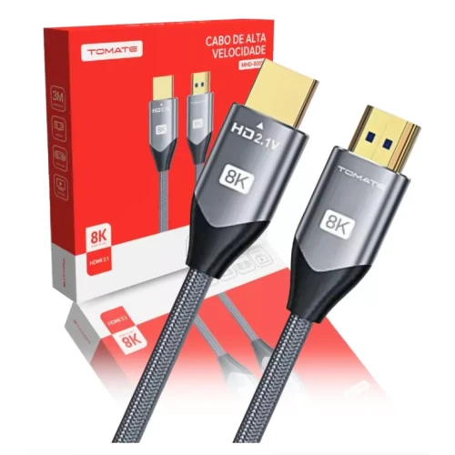 Cabo HDMI 8K 2.1 de Alta Velocidade Tomate MHD-8001 1.5M