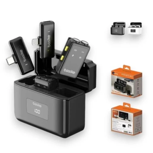 Microfone de Lapela Basike Conexão Rápida Ba-Mic0005