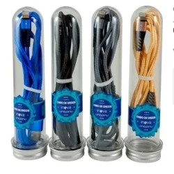 Cabo de Dados Lightning 2M Malha Reforçada Tubo Inova