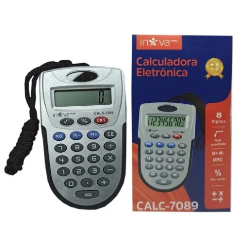 Calculadora Eletrônica Inova Prime 8 Dígitos CALC-7089