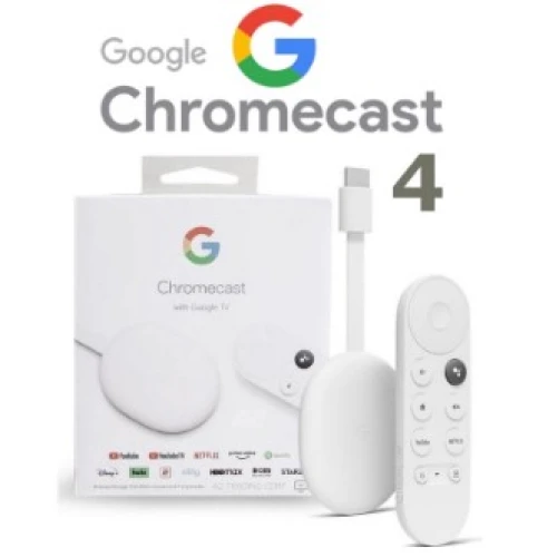Google Chromecast 4 HD TV 4K Goog-Gao1919 