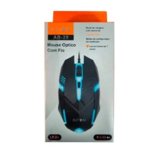 Mouse Gamer Optico Led Aston AB-29