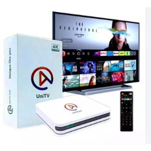 Uni TV V10 Full HD 4K 2.4G 5G ** 1 Ano de IPTV Gratuíto