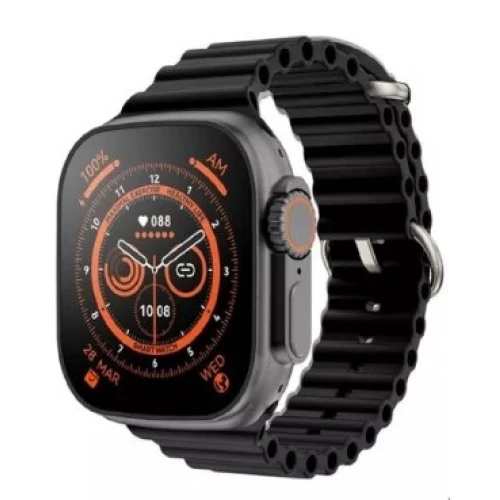 Relógio Smartwatch Inteligente W68+ Ultra Preto