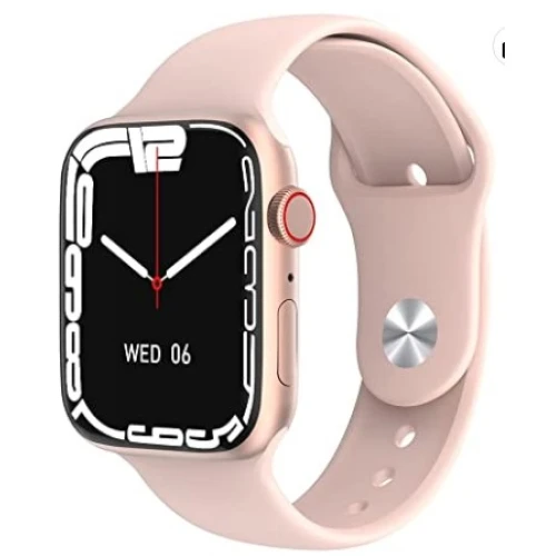 Relógio Smartwatch Inteligente Iwo W27 Pro Série 7 45mm **Rosa