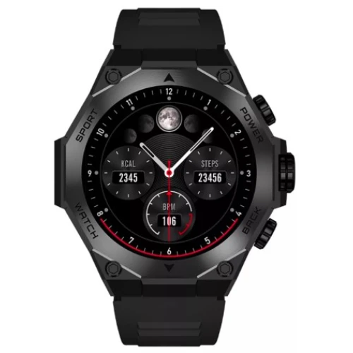 Relógio SmartWatch  W76 PRO MAX Preto Ferroso