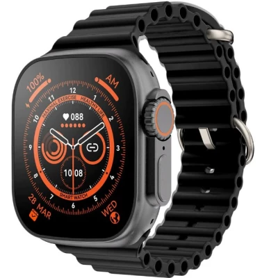 Relógio Smartwatch Inteligente W & O X8+ Ultra 49mm **Preto