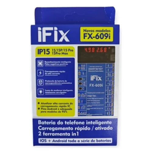 Placa Reativadora de Bateria IFIX FX-609I do iPhone 15 ao 15 Pro Max