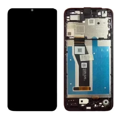 Tela Display Moto E13 XT2345-4 Preto com Aro Original OLED