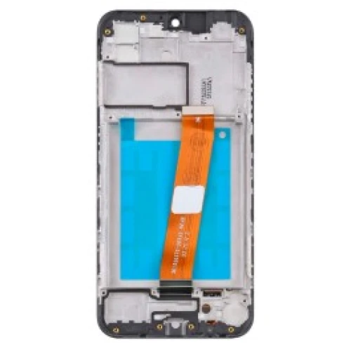 Tela Display Samsung A01 A015 M Preto Com Aro  Flex Grande Original Oled
