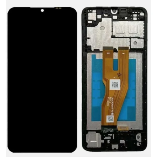 Tela Display Samsung A05 A055 A055F A055M Preto com Aro Original Oled