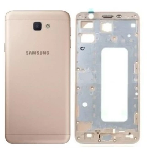Carcaça Samsung J7 Prime G610 Dourada Completa