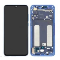 Tela Display Xiaomi Mi 9 Lite M1904f3bg Preto com Aro Azul Original Amoled