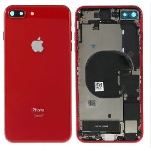 Carcaça com Flex Iphone 8g Plus 5.5 Vermelha Completa