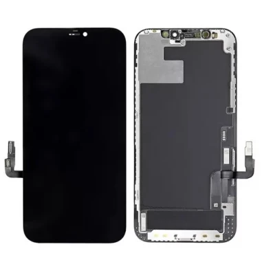 Tela Display iPhone 12 e 12 Pro Preto Sem CI para Substituição
